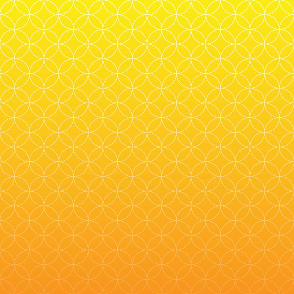 fondo degradado amarillo con motivos florales y circulares premium y moderno adecuado para las redes sociales vector