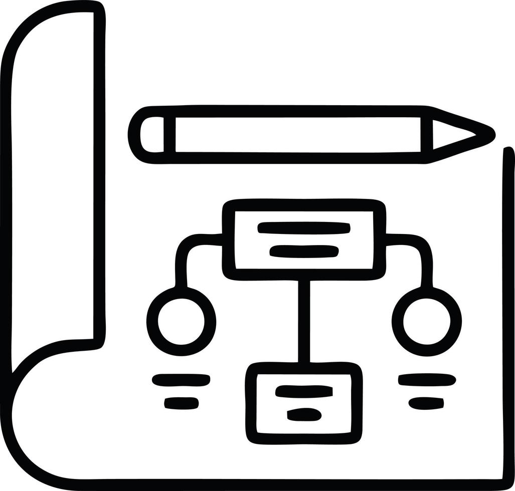 pencil icon in black vector image, illustration of pencil in black on white background, a pen design on a white background