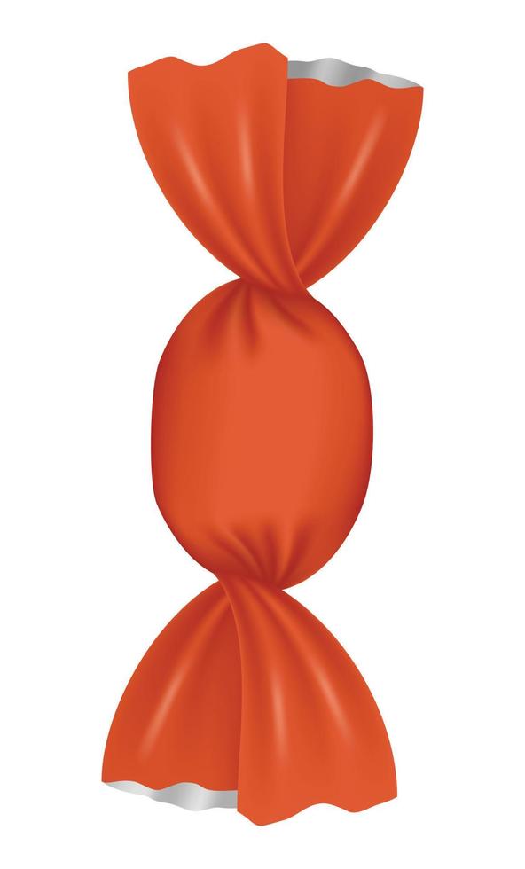 Bonbon icon, realistic style vector