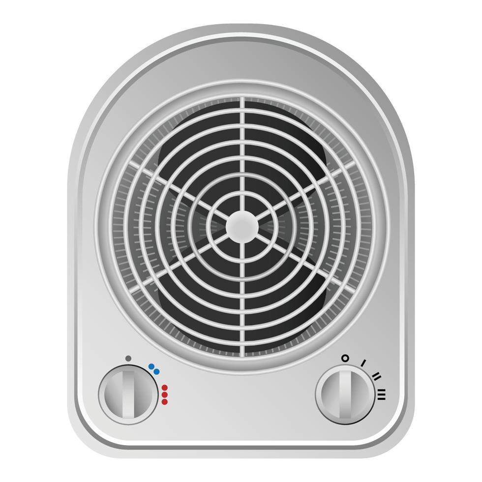 Fan mockup, realistic style vector