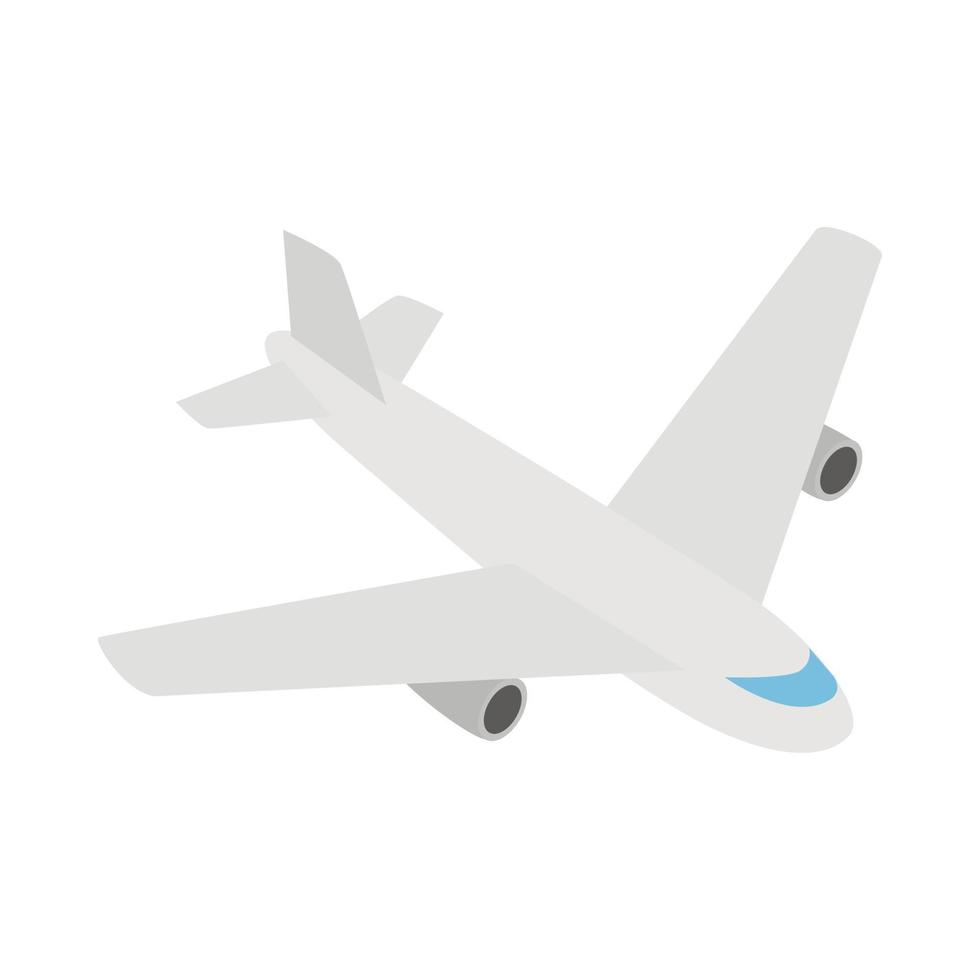 Plane icon, isometric 3d style vector