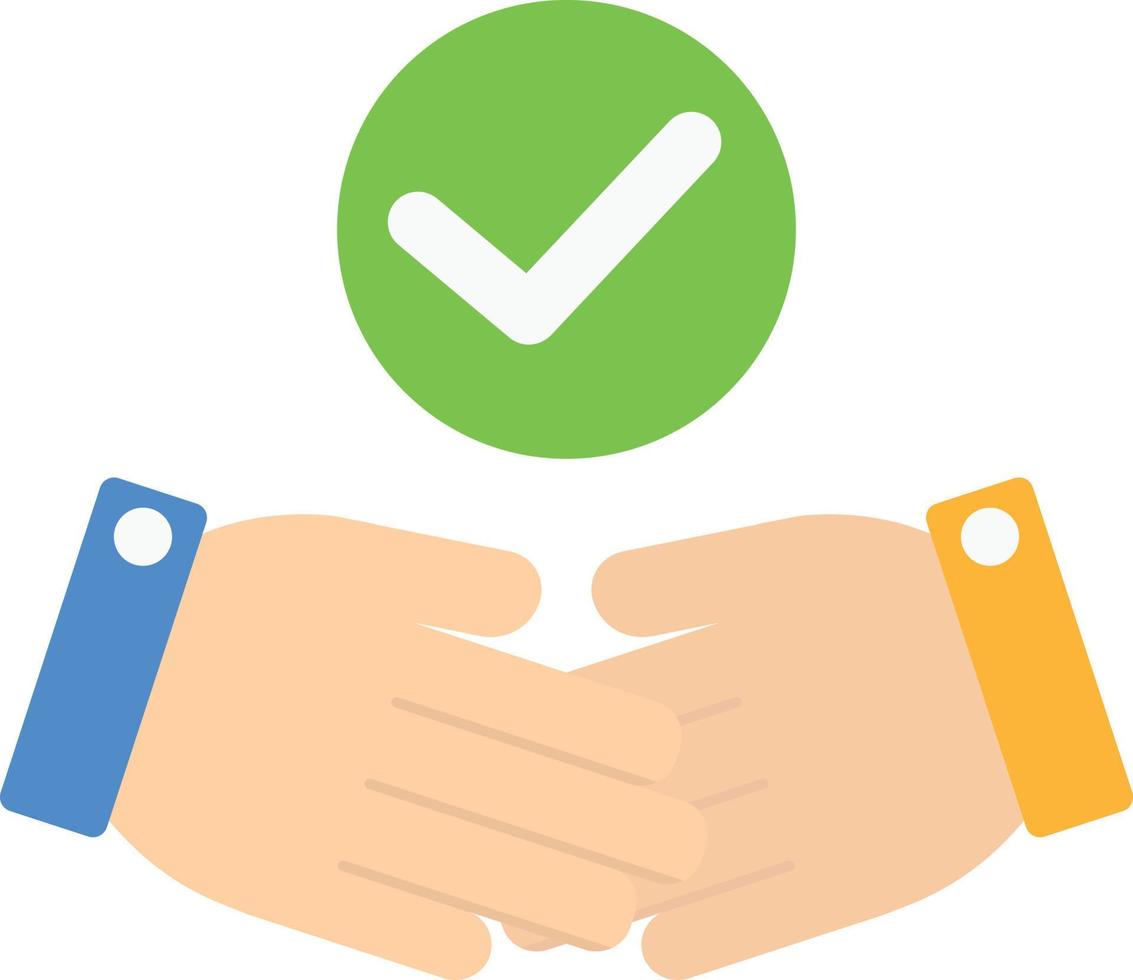 agreement deal negotiation vector illustration