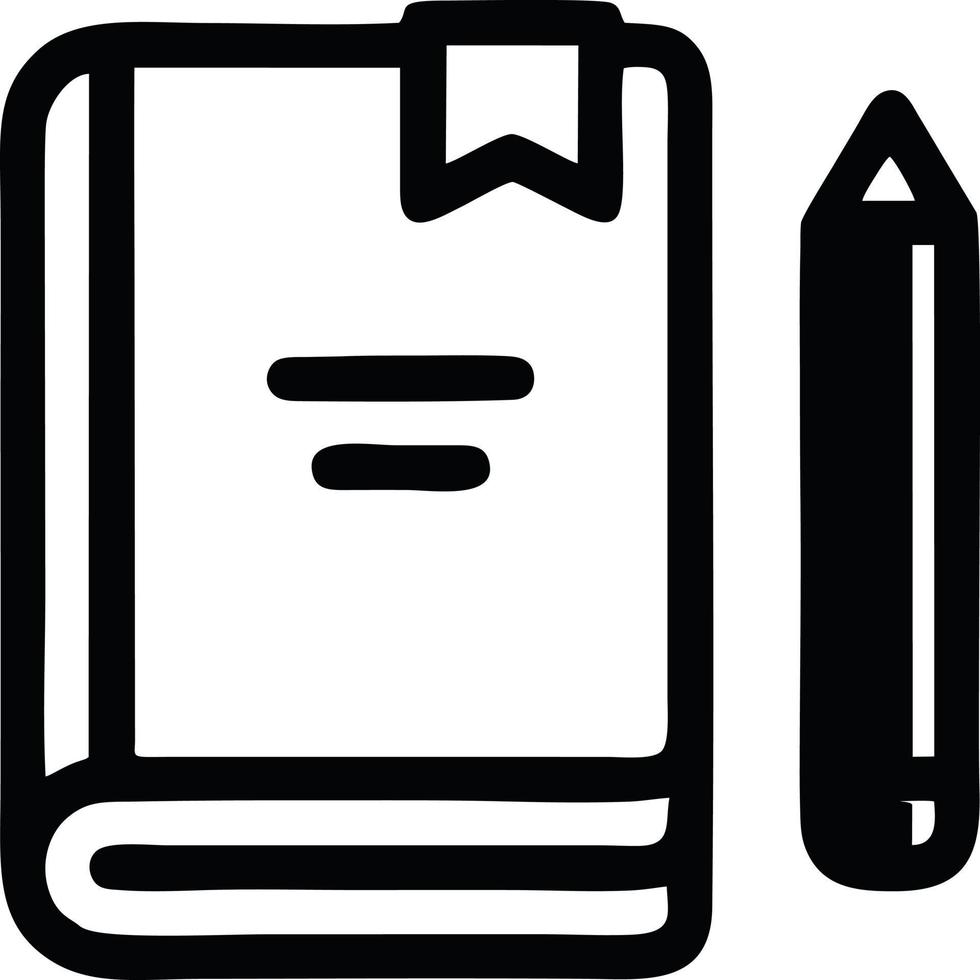 pencil icon in black vector image, illustration of pencil in black on white background, a pen design on a white background