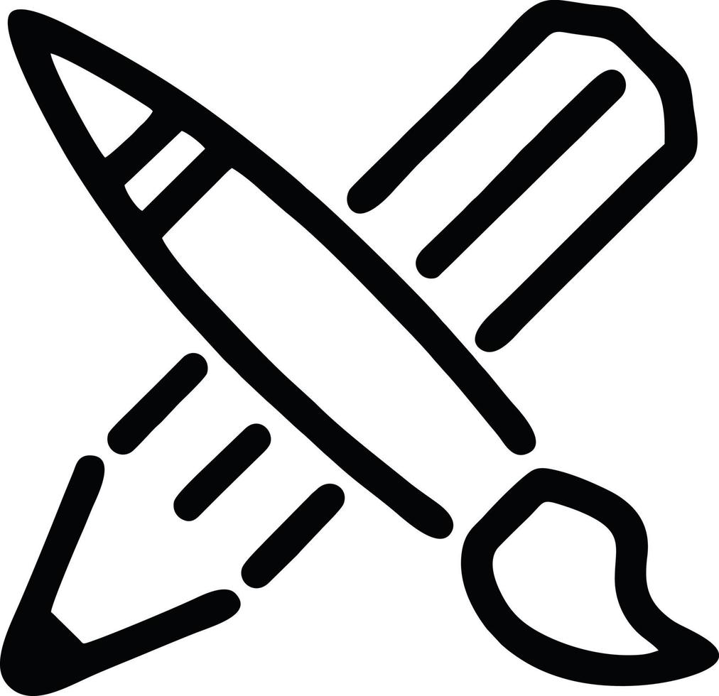 pencil icon in black vector image, illustration of pencil in black on white background, a pen design on a white background