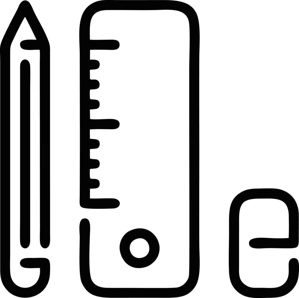 pencil icon in black vector image, illustration of pencil in black on white background, a pen design on a white background