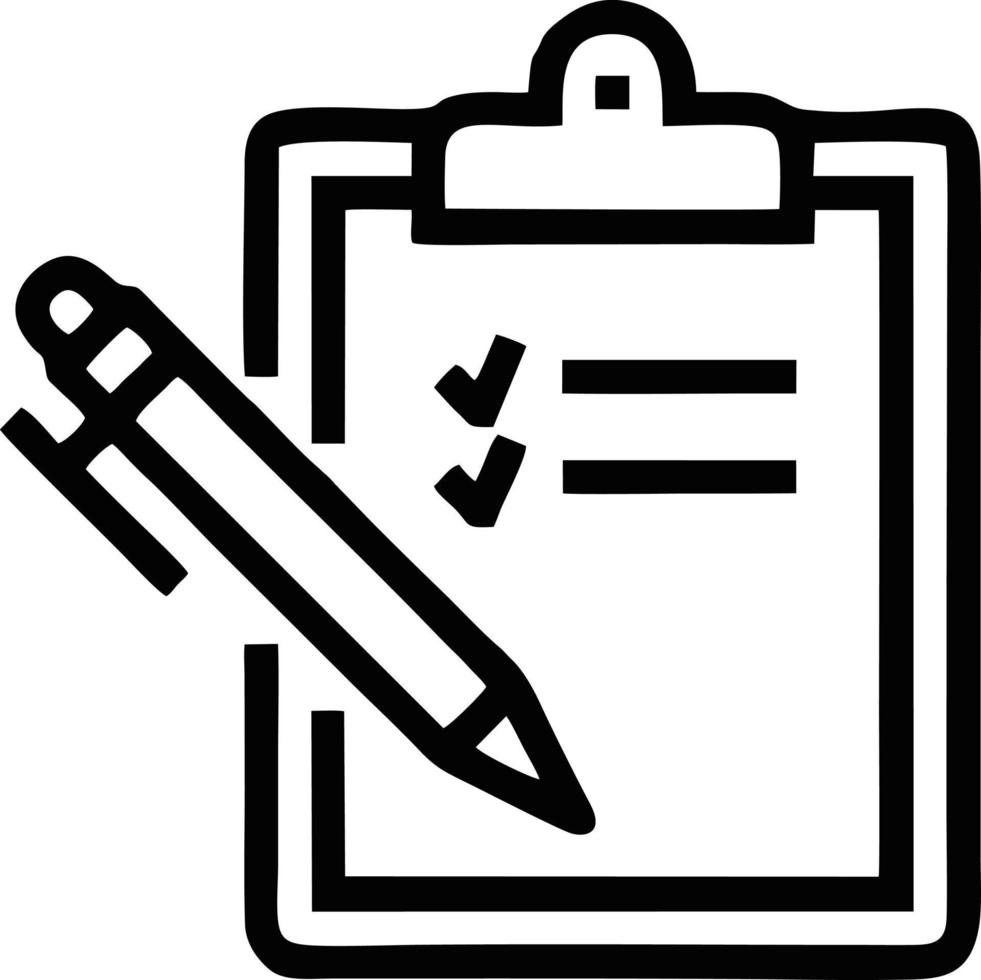 pencil icon in black vector image, illustration of pencil in black on white background, a pen design on a white background