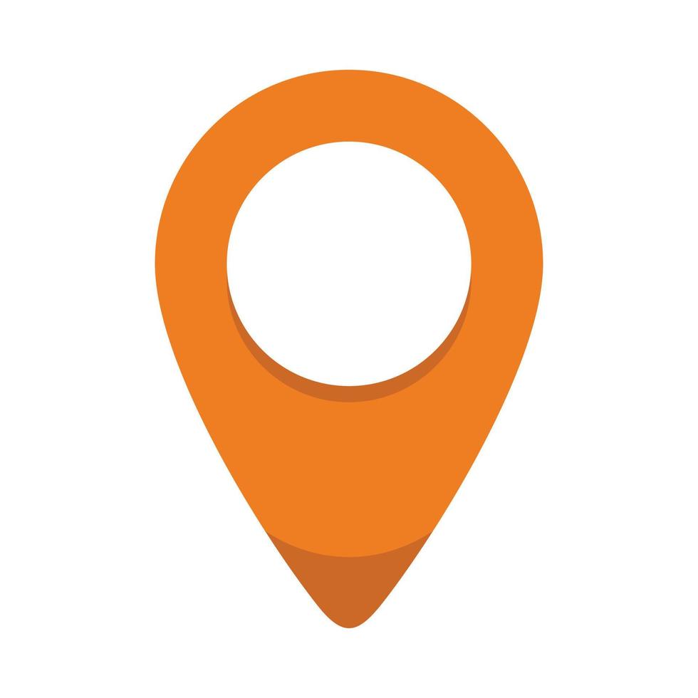 Fixation pin icon, flat style. vector