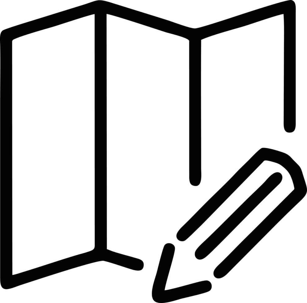 pencil icon in black vector image, illustration of pencil in black on white background, a pen design on a white background