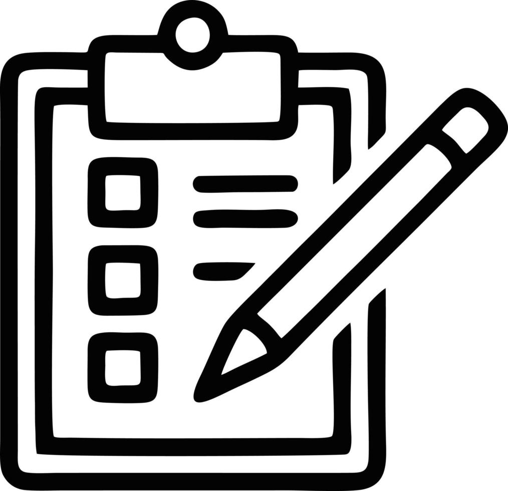 pencil icon in black vector image, illustration of pencil in black on white background, a pen design on a white background