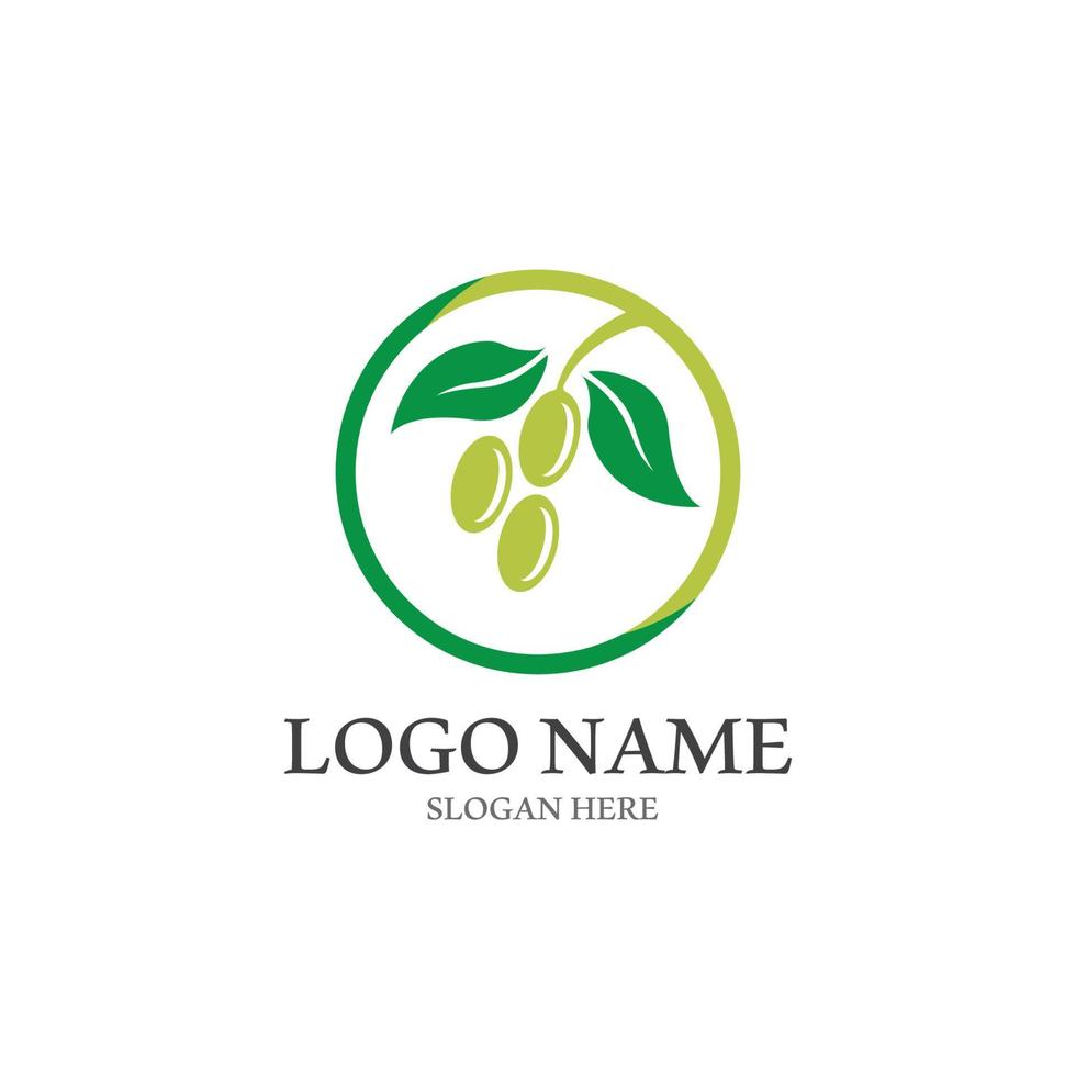 Extra virgin olive oil logo design vector