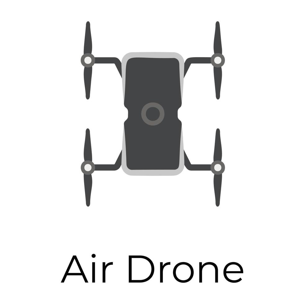 drone de aire de moda vector