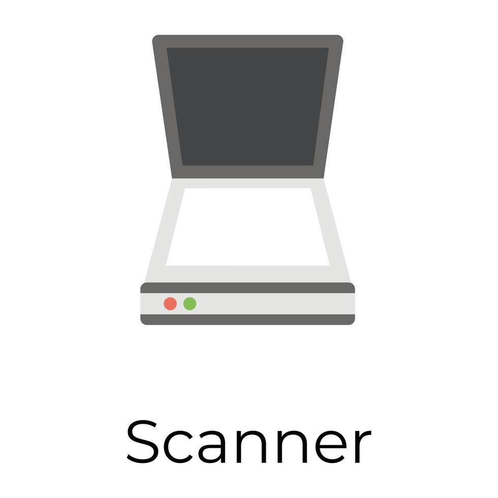 Trendy Scanner Concepts vector