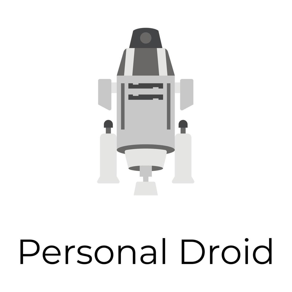 Trendy Personal Droid vector