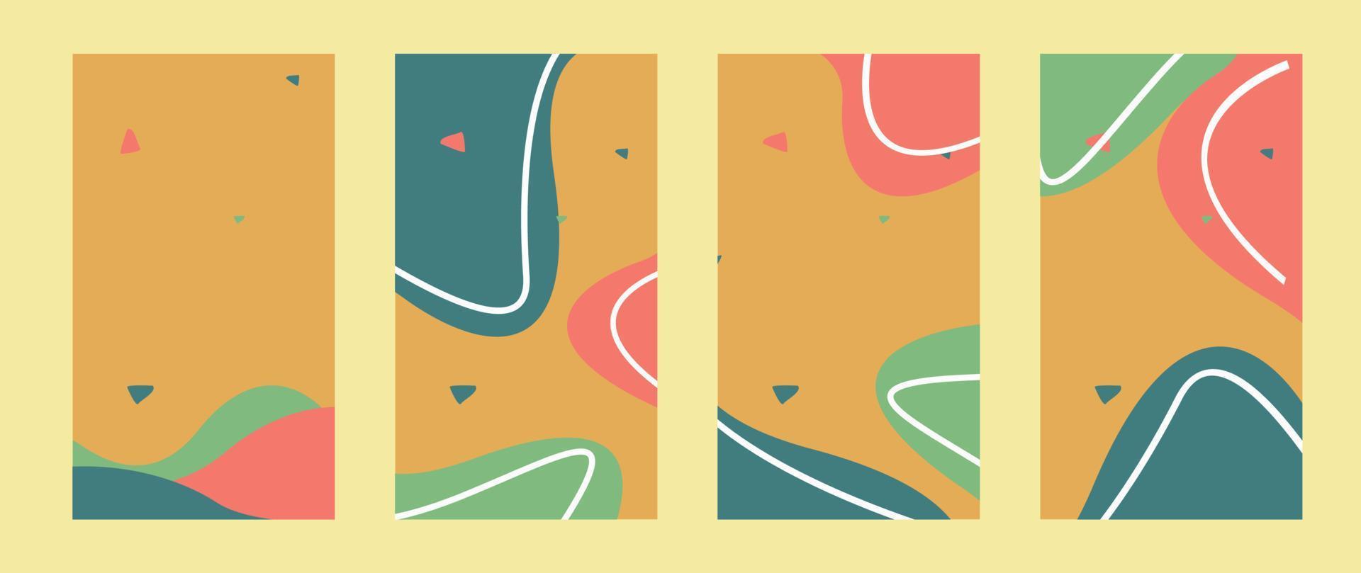 fondo de color pastel abstracto de colección vector