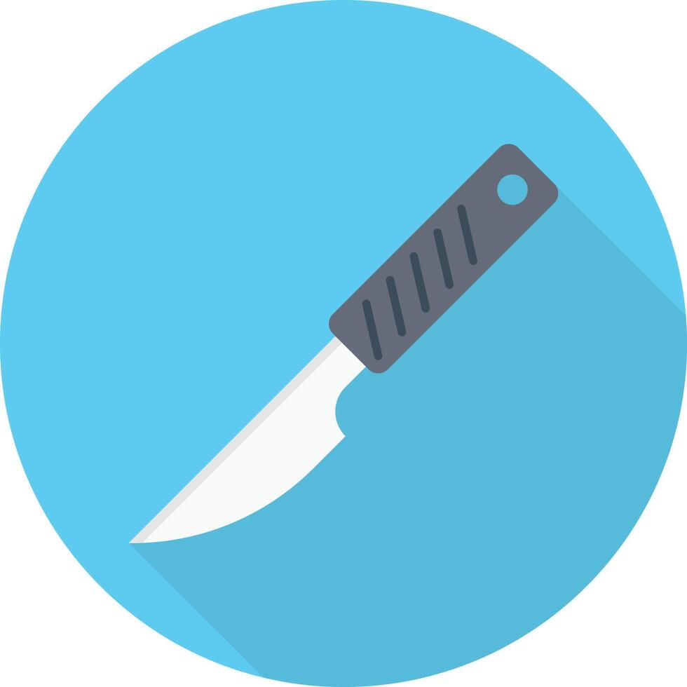 ilustración de vector de cuchillo en un fondo. símbolos de calidad premium. iconos vectoriales para concepto y diseño gráfico.