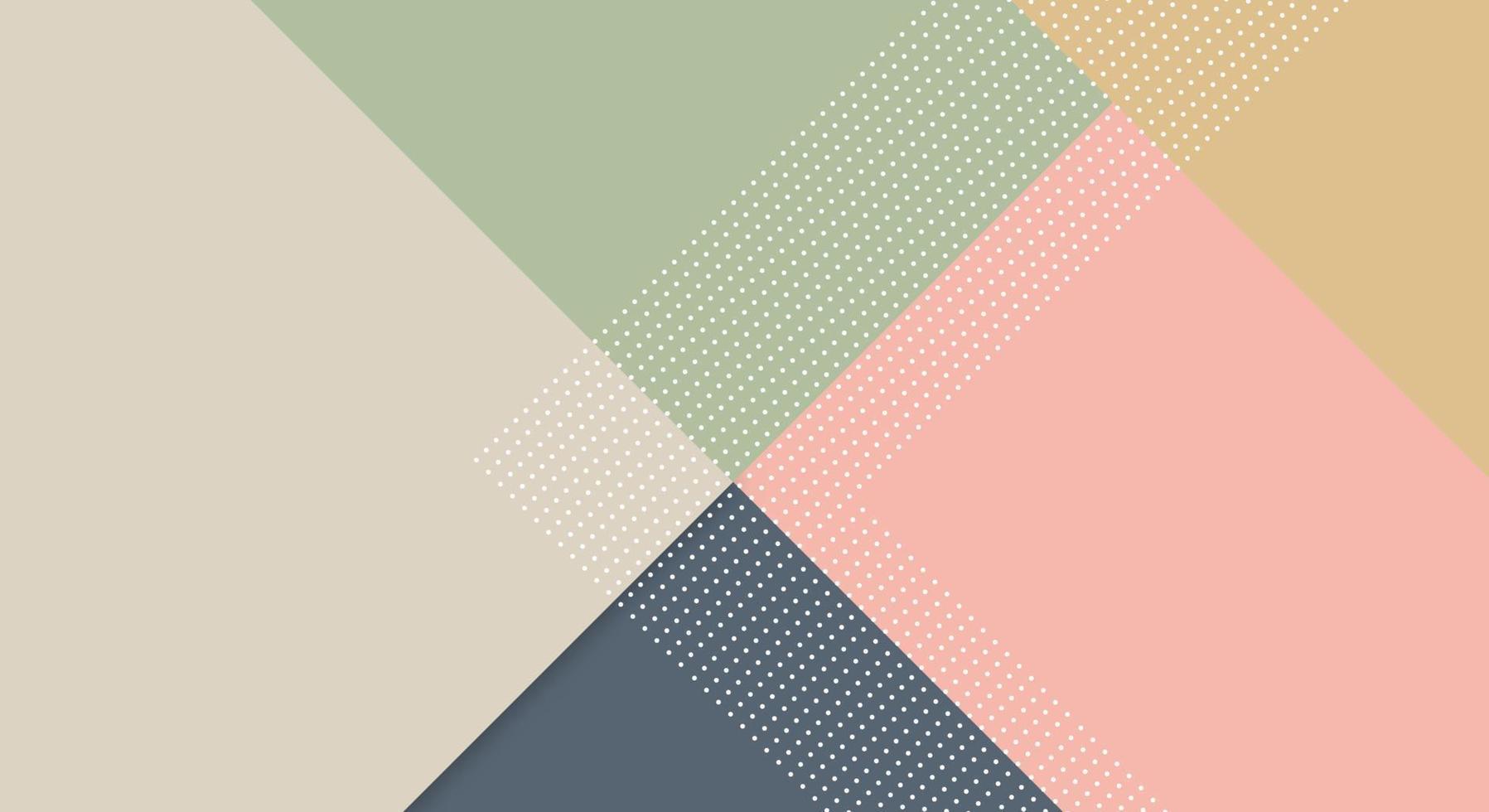 fondo colorido de papel abstracto con estilo de corte de papel de memphis y color pastel para papel tapiz vector
