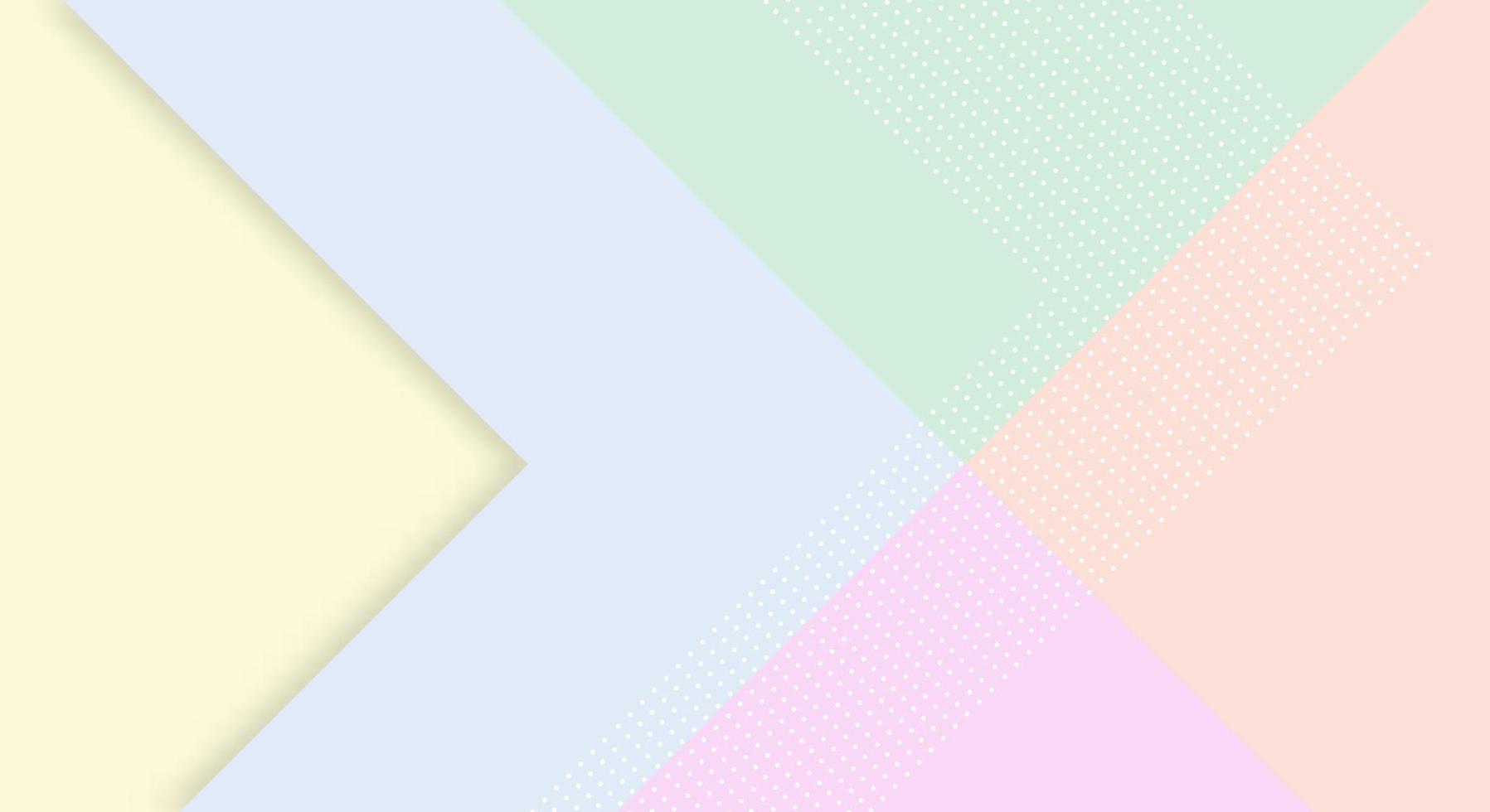 Abstract Paper Colorful Background with Memphis Papercut Style and Pastel Color for Wallpaper vector