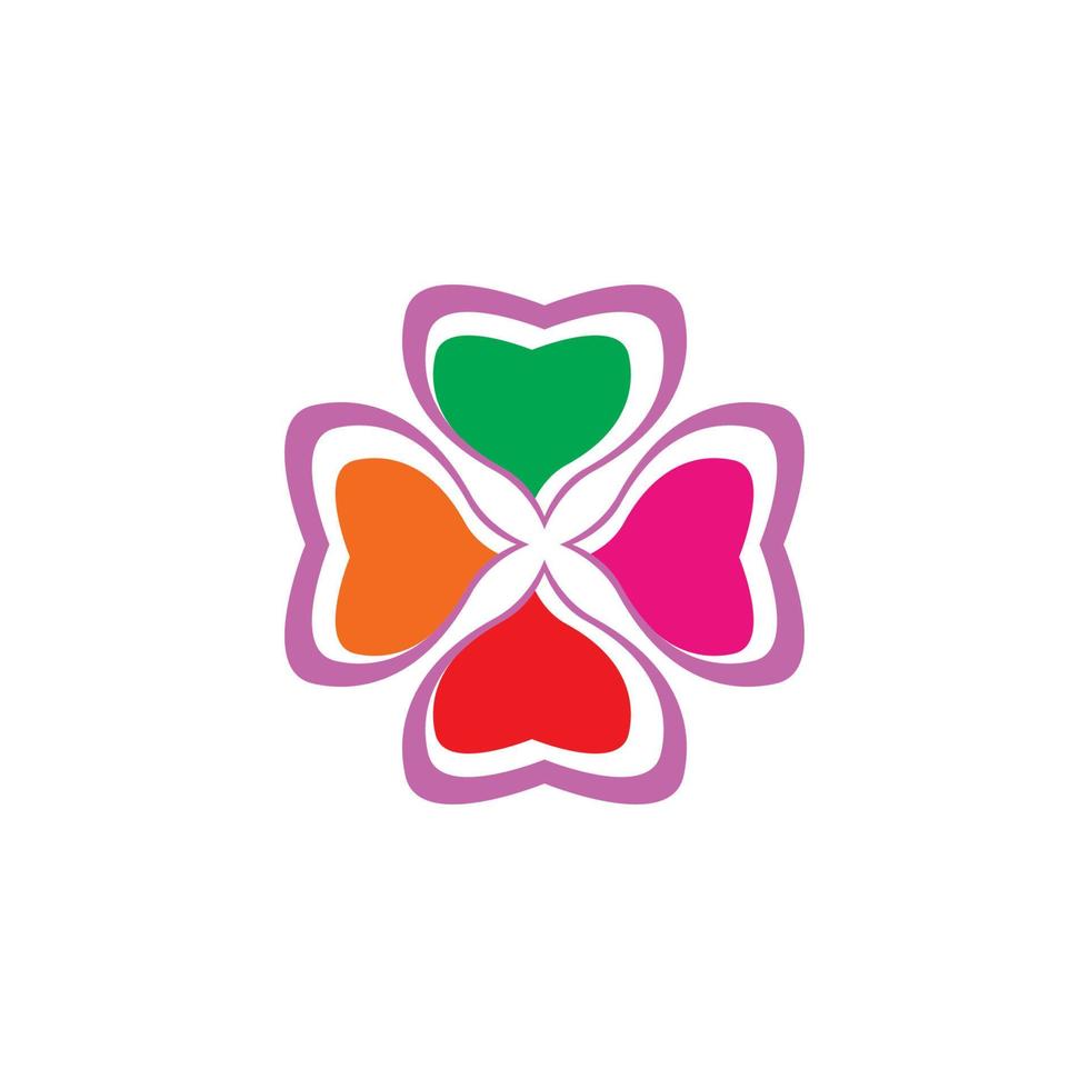 Clover Leaf Logo Template Design Vecto vector