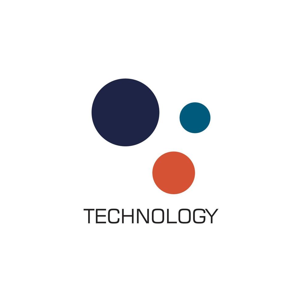 Vector Logo Technology concept illustration