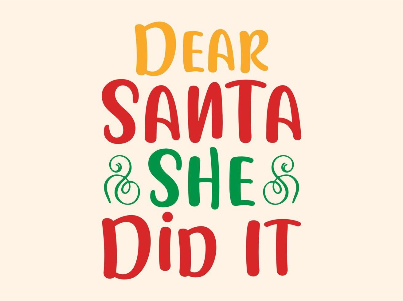 Christmas Graphic T-shirt Design Vector. santa, merry, sweater, ugly, pattern, gift, card, party vector