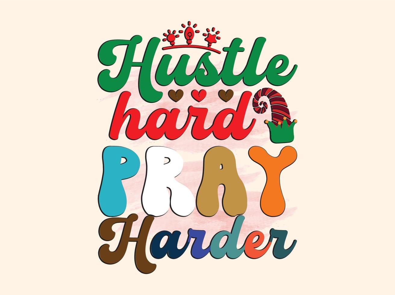 Christmas Graphic T-shirt Design Vector. santa, merry, sweater, ugly, pattern, gift, card, party vector