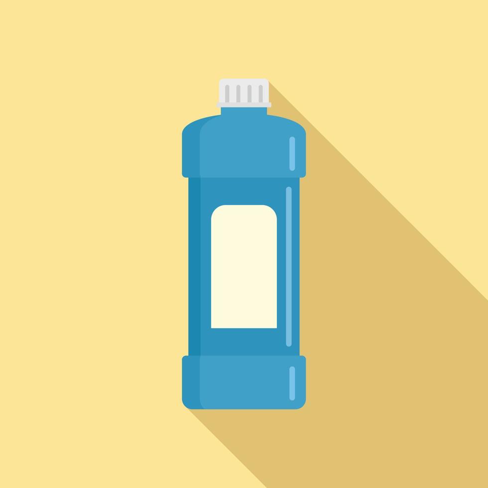 Whiteness bottle icon, flat style vector