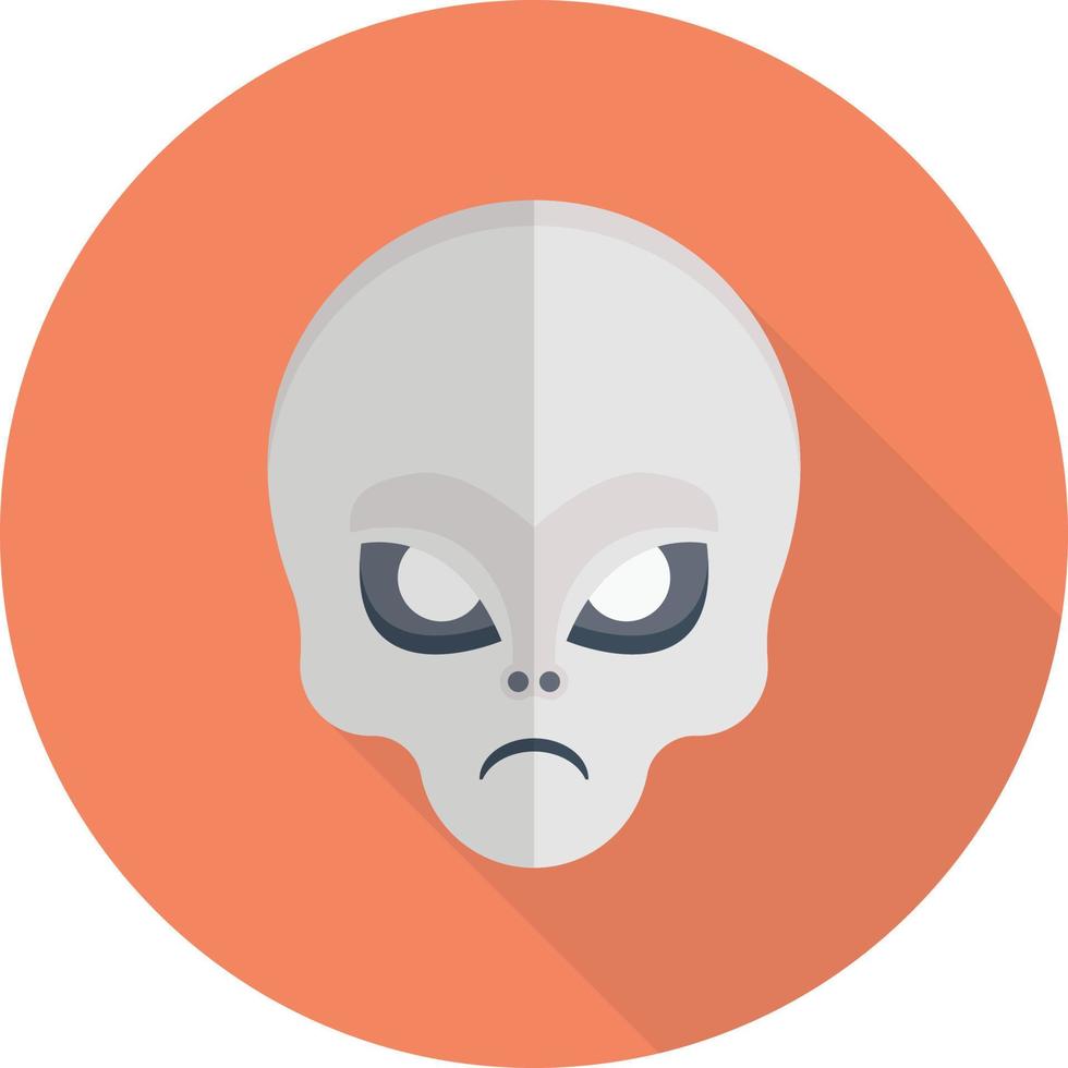 ilustración vectorial alienígena en un fondo. símbolos de calidad premium. iconos vectoriales para concepto y diseño gráfico. vector