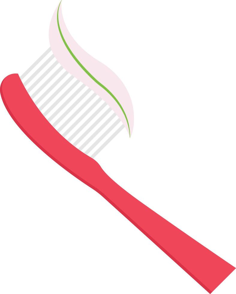 Ilustración de vector de cepillo de dientes en un fondo. Símbolos de calidad premium. Iconos vectoriales para concepto y diseño gráfico.