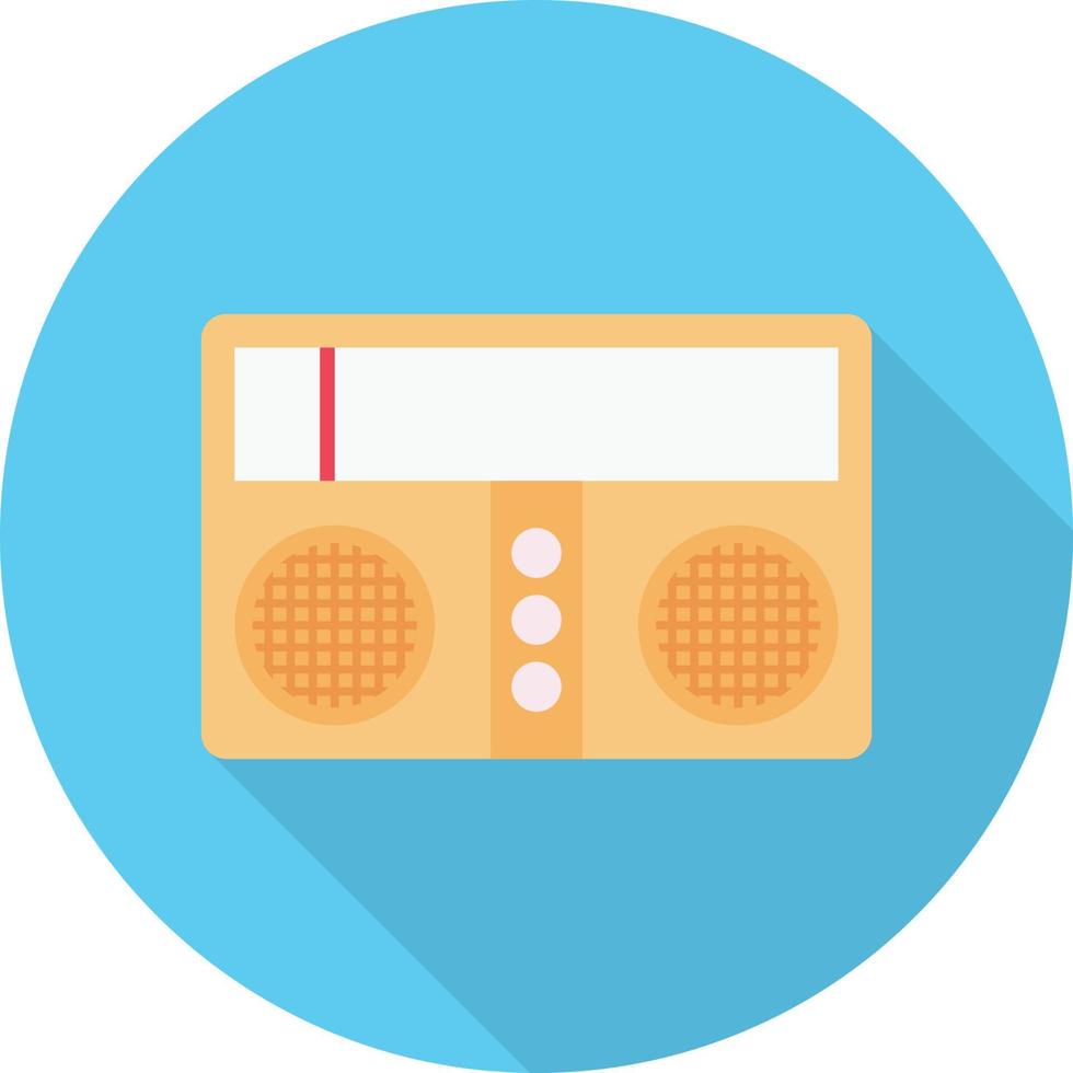 radio vector illustration on a background.Premium quality symbols.vector icons for concept and graphic design.