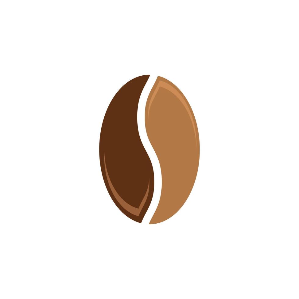 Ilustración de vector de icono de grano de café