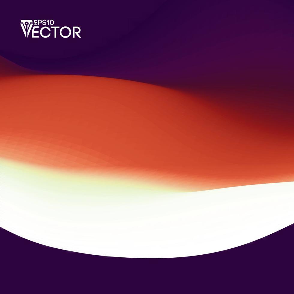 Vector landscape abstract gradient background. Color background texture landscape with fluid shapes.Motion Vector illustration. EPS 10