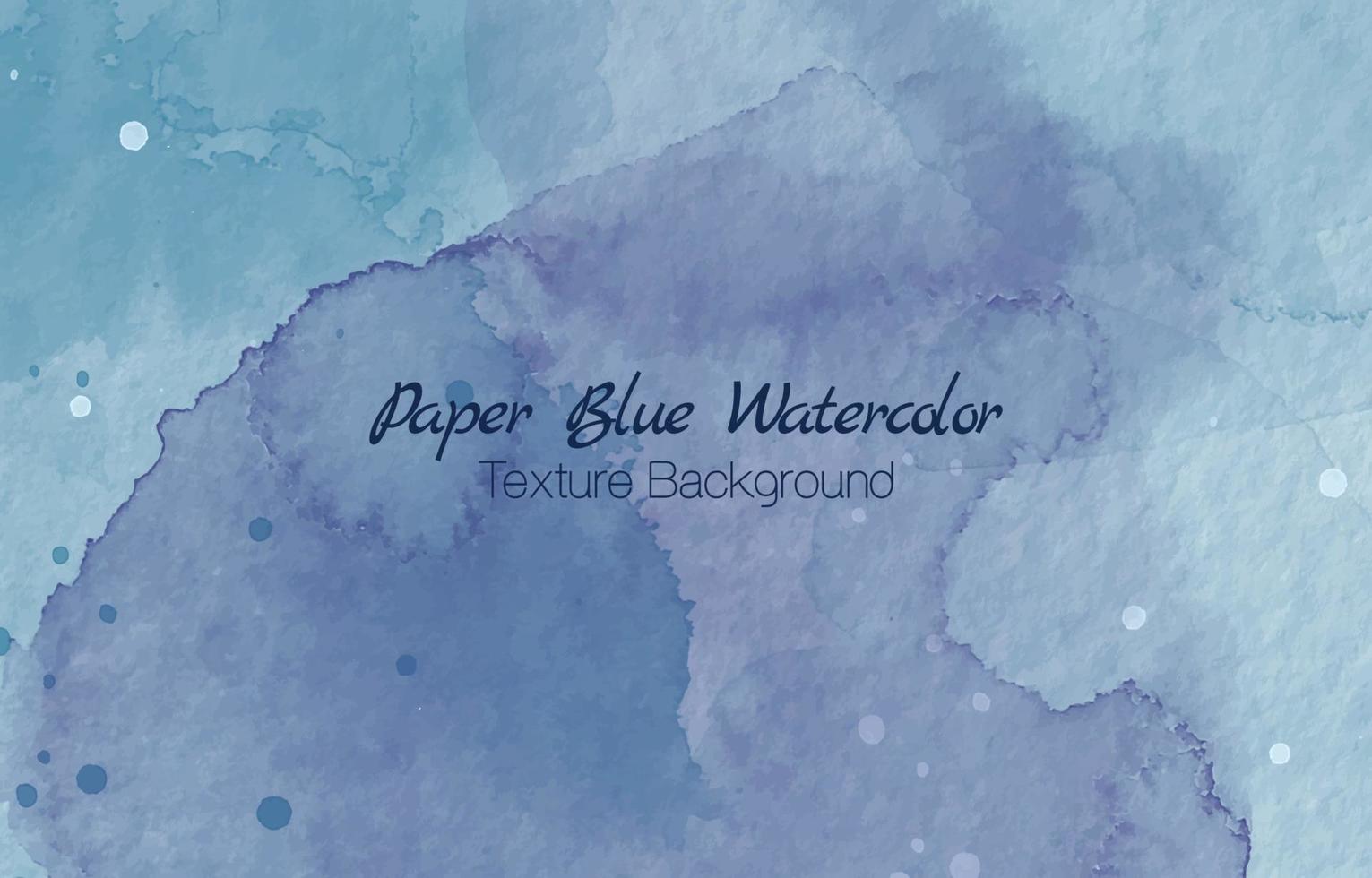Paper Blue Watercolor Texture Background vector