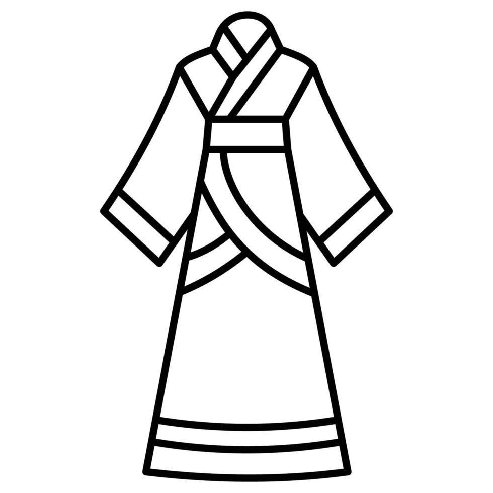 Chinese cloth  which can easily edit or modify vector