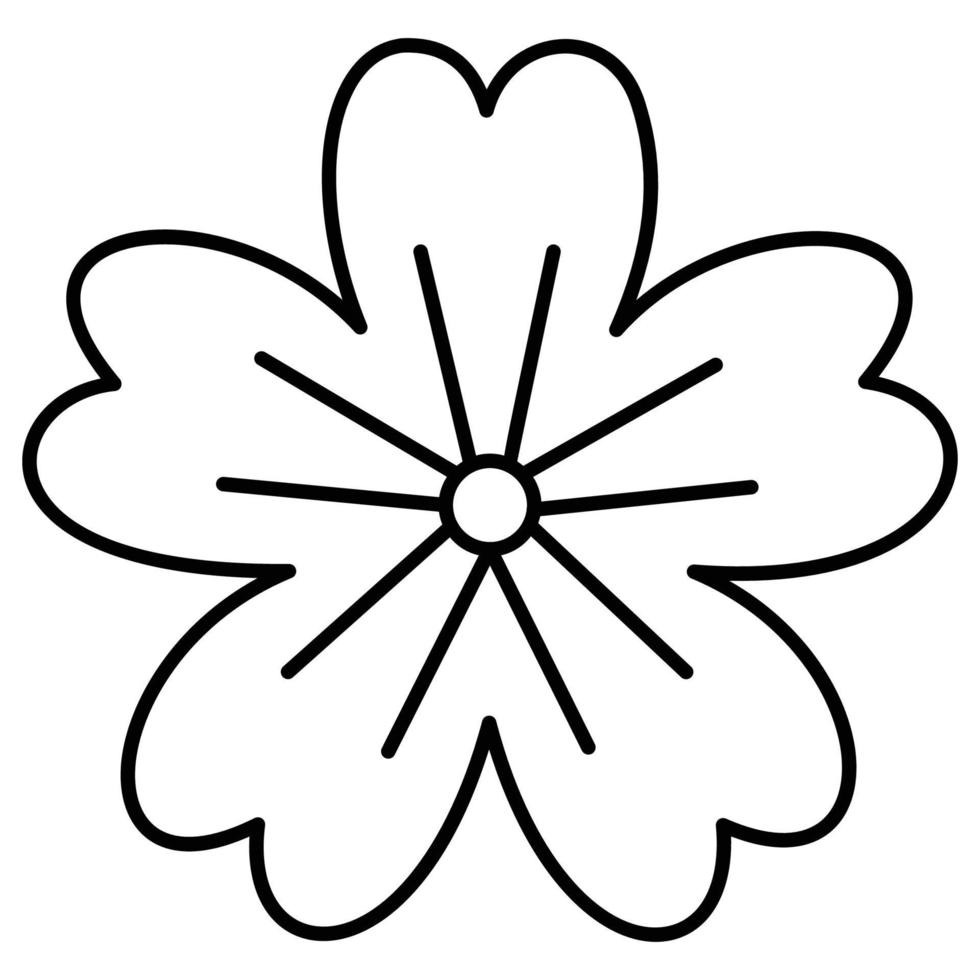 Flower which can easily edit or modify vector