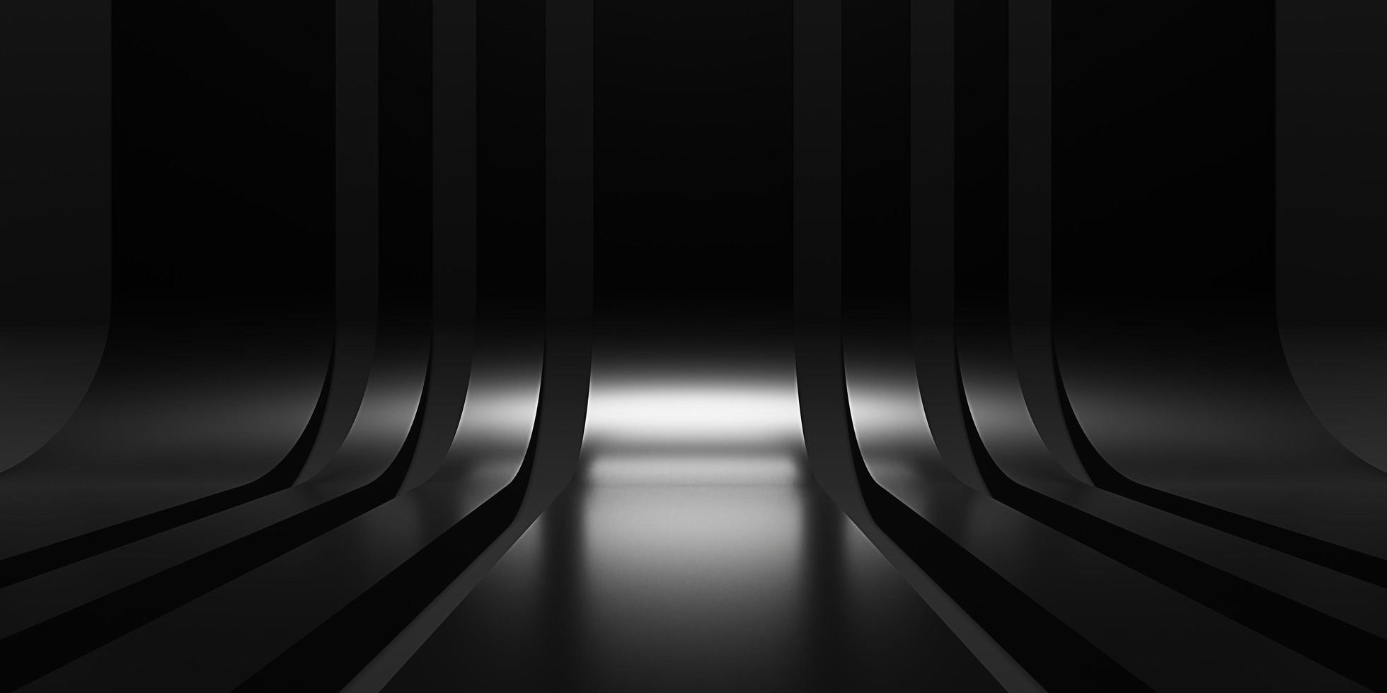 elegant scene background Modern curves. 3d illustration photo