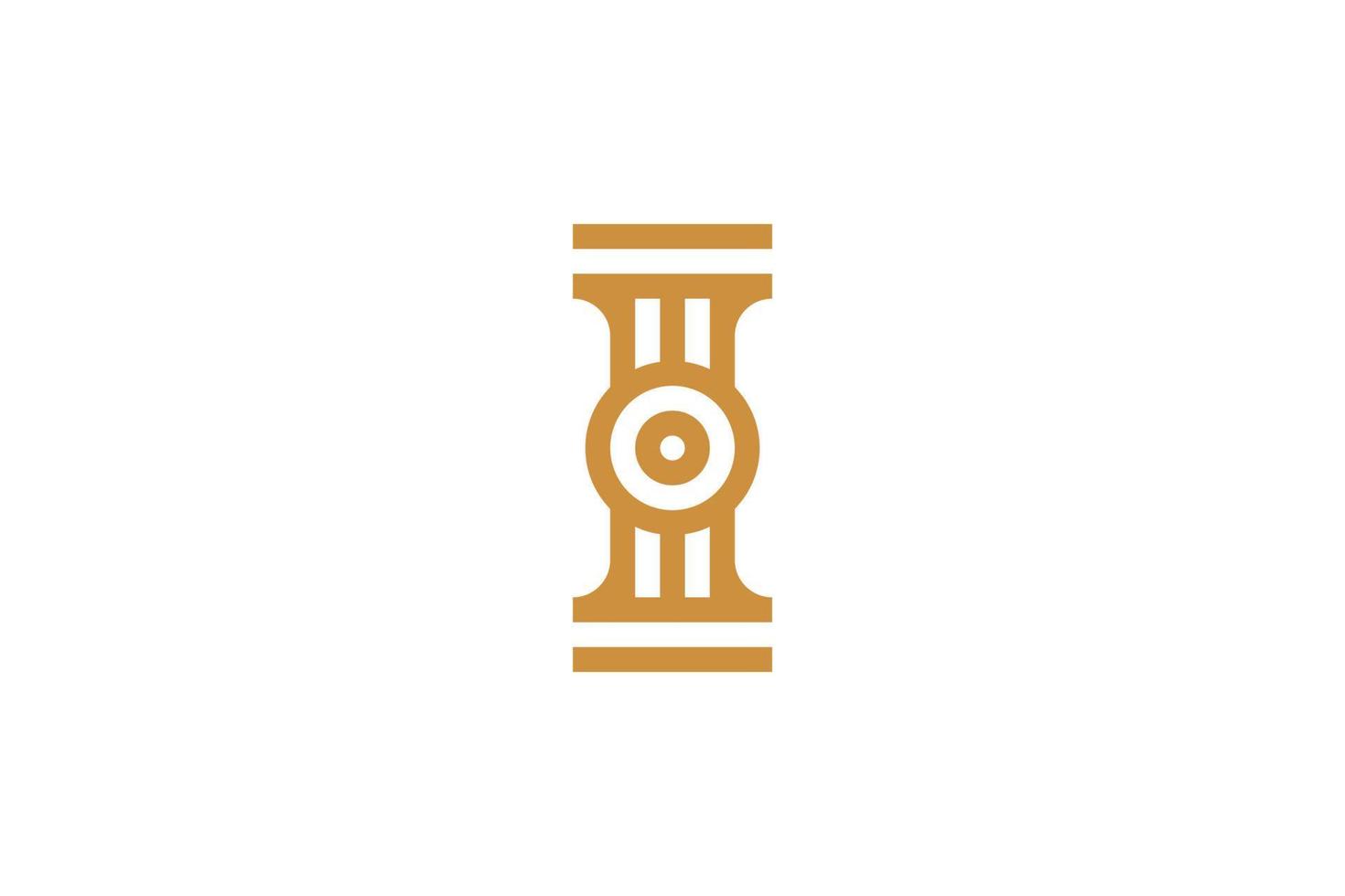 Awesome Letter I Logo vector