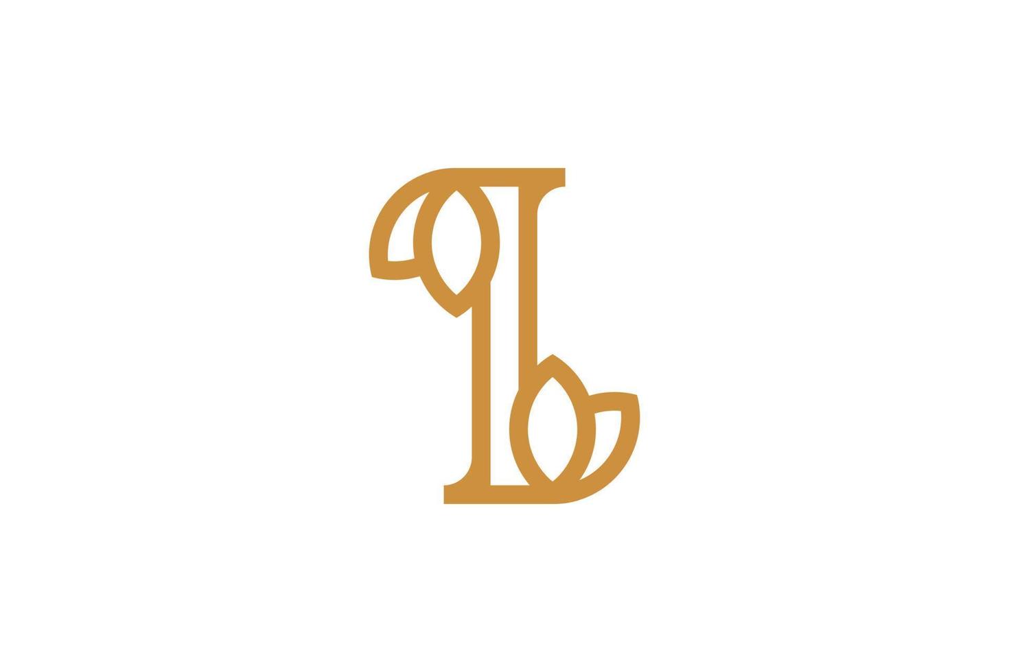 Awesome Letter I Logo vector