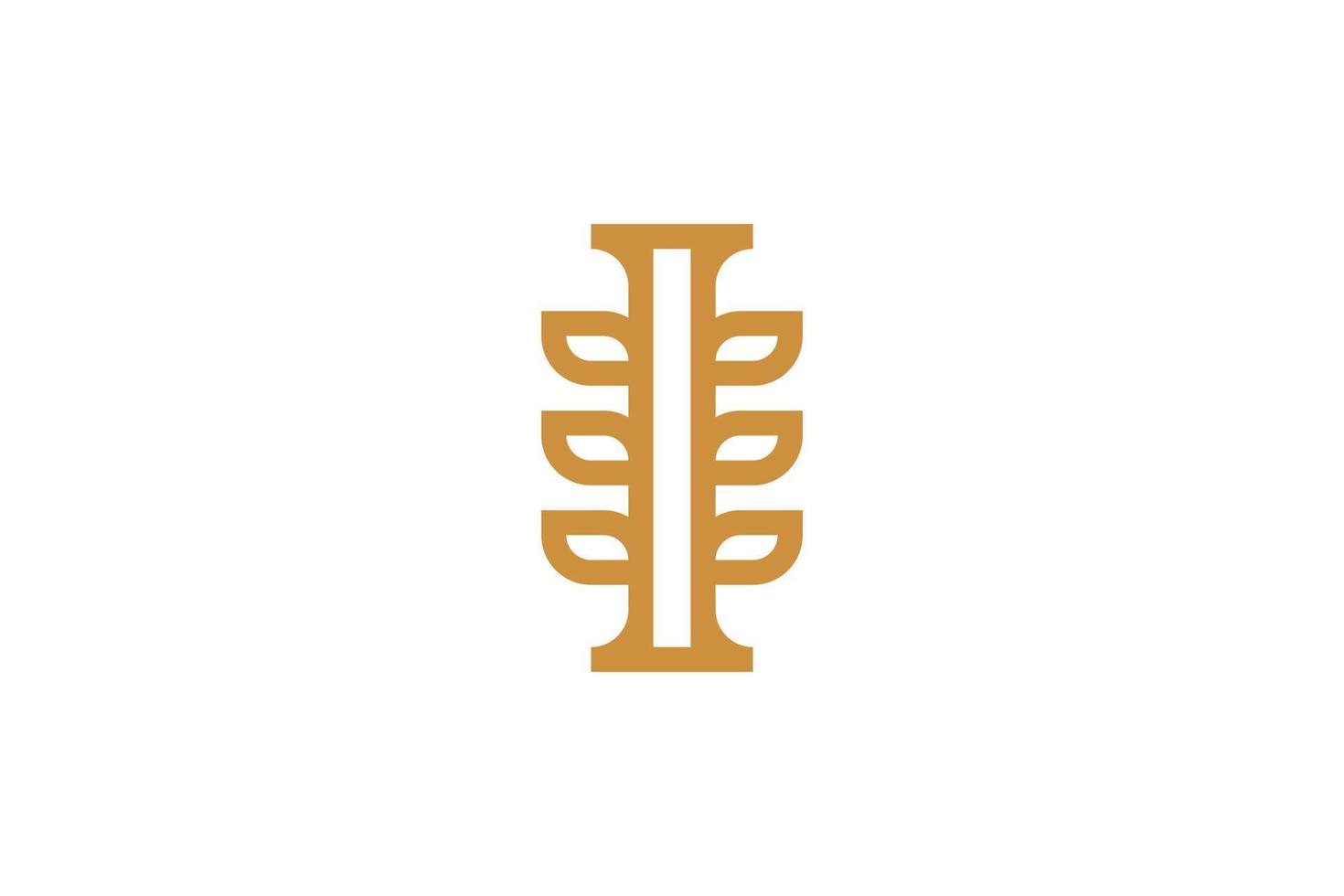 Awesome Letter I Logo vector