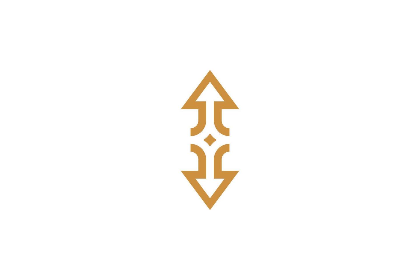 Awesome Letter I Logo vector
