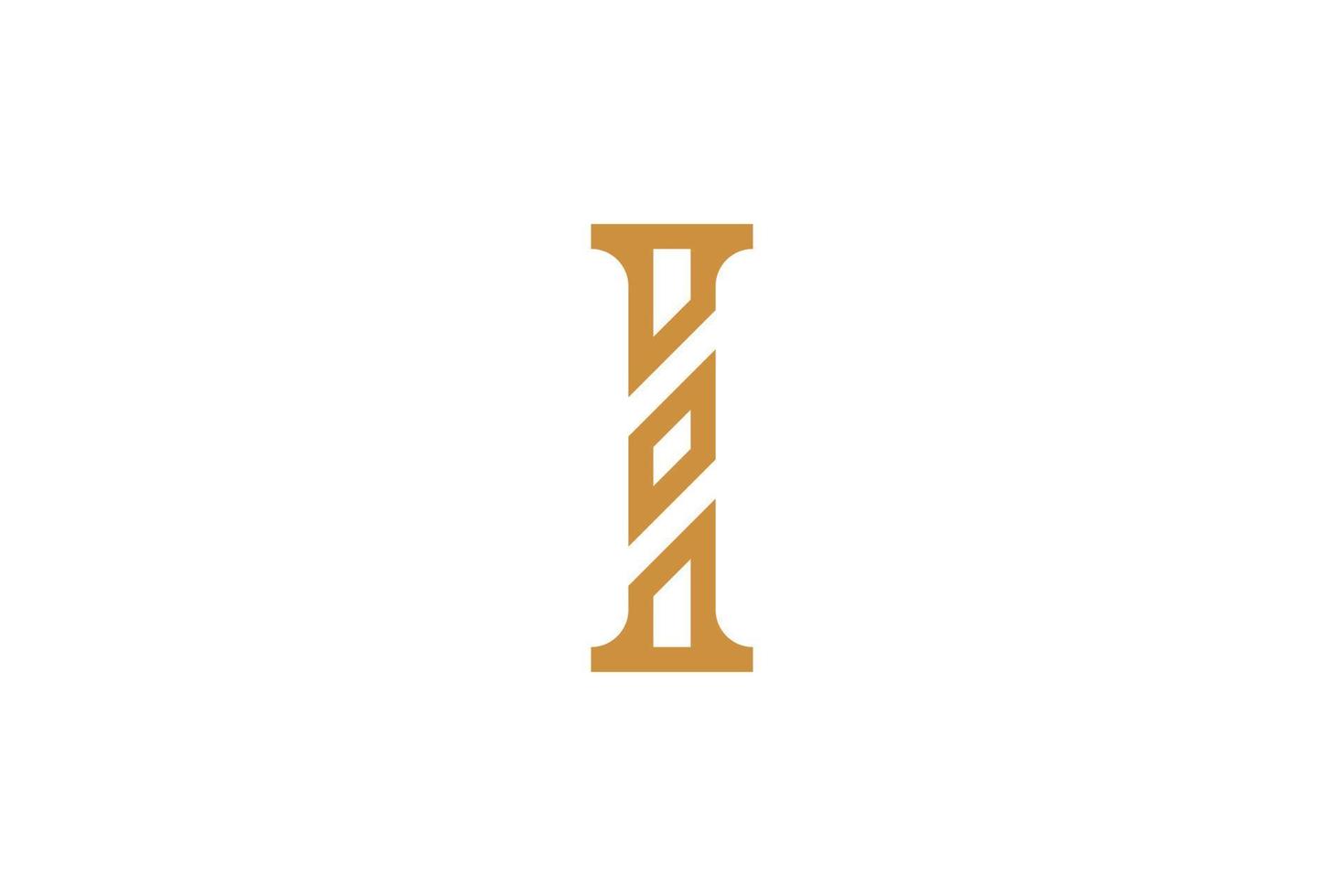 Awesome Letter I Logo vector