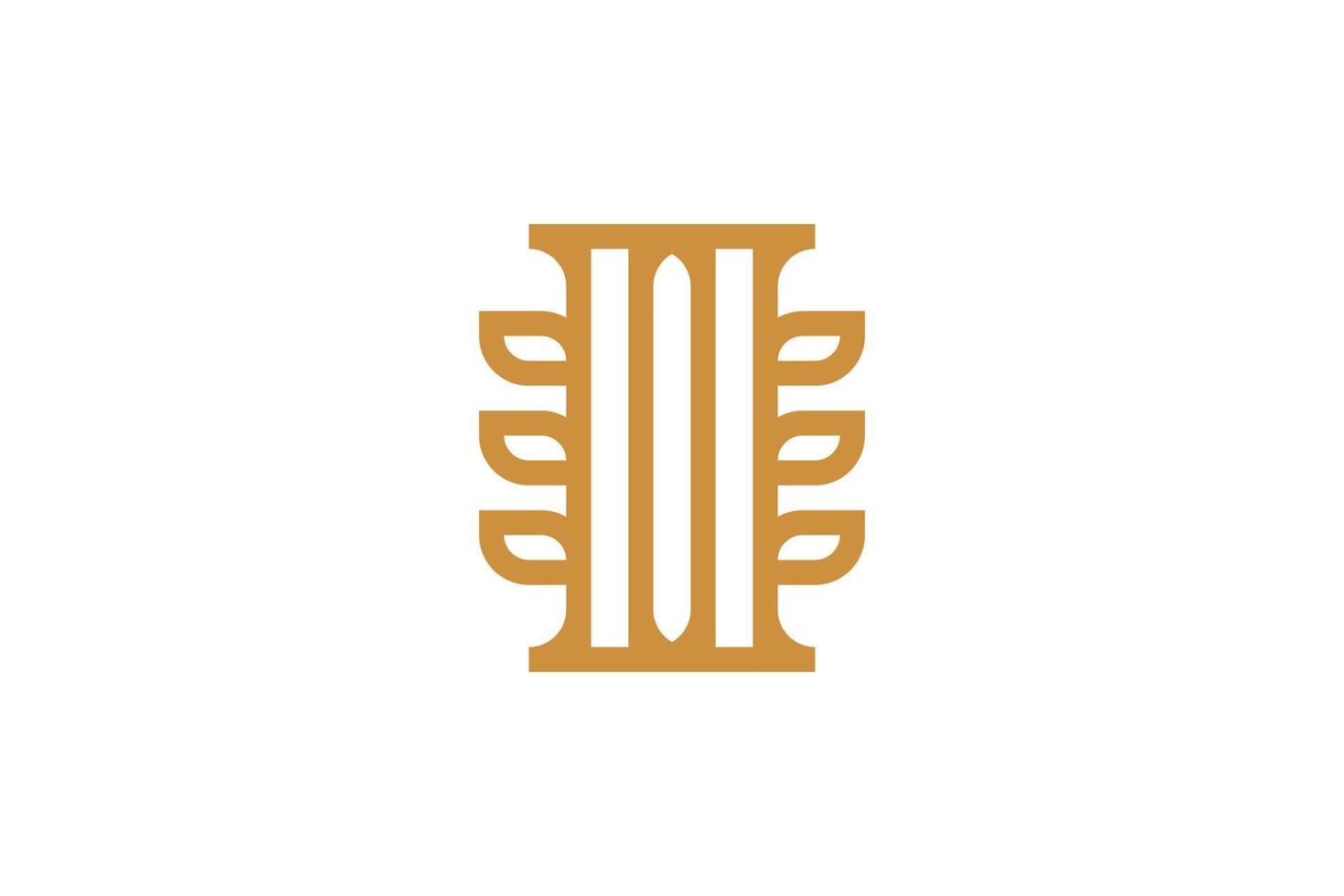Awesome Letter I Logo vector