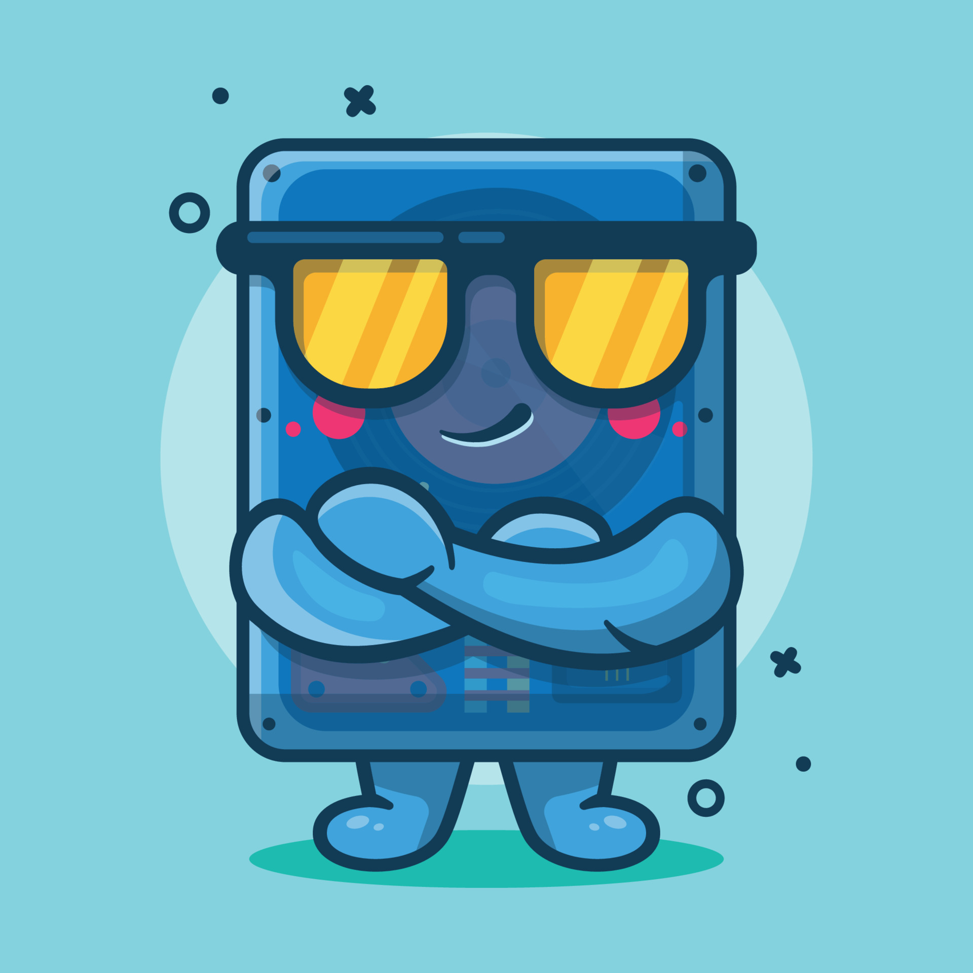 cute computer hard disk character mascot with cool expression isolated cartoon in flat style design 14420801 Vector Art at Vecteezy cute computer hard disk character mascot with cool expression isolated cartoon in flat style design 14420801 Vector Art at Vecteezy
