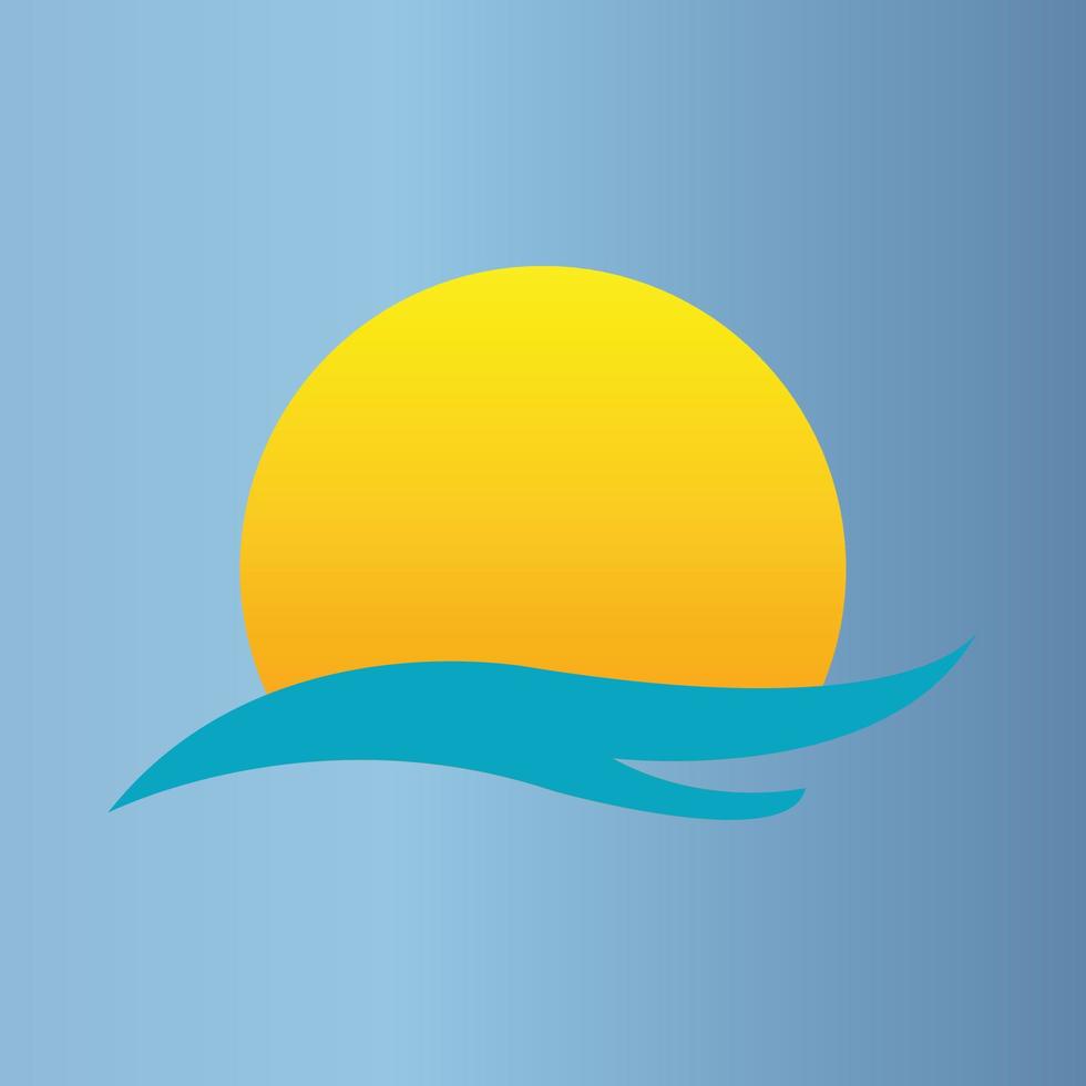 Sunrise icon. Weather symbol for web and apps. vector