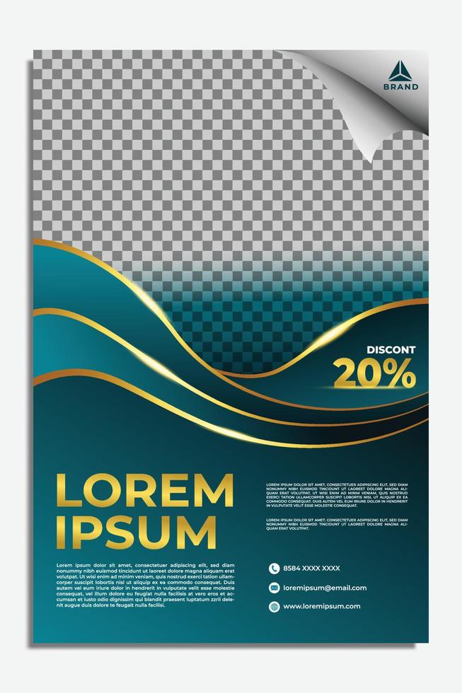 modern background brochure design template vector