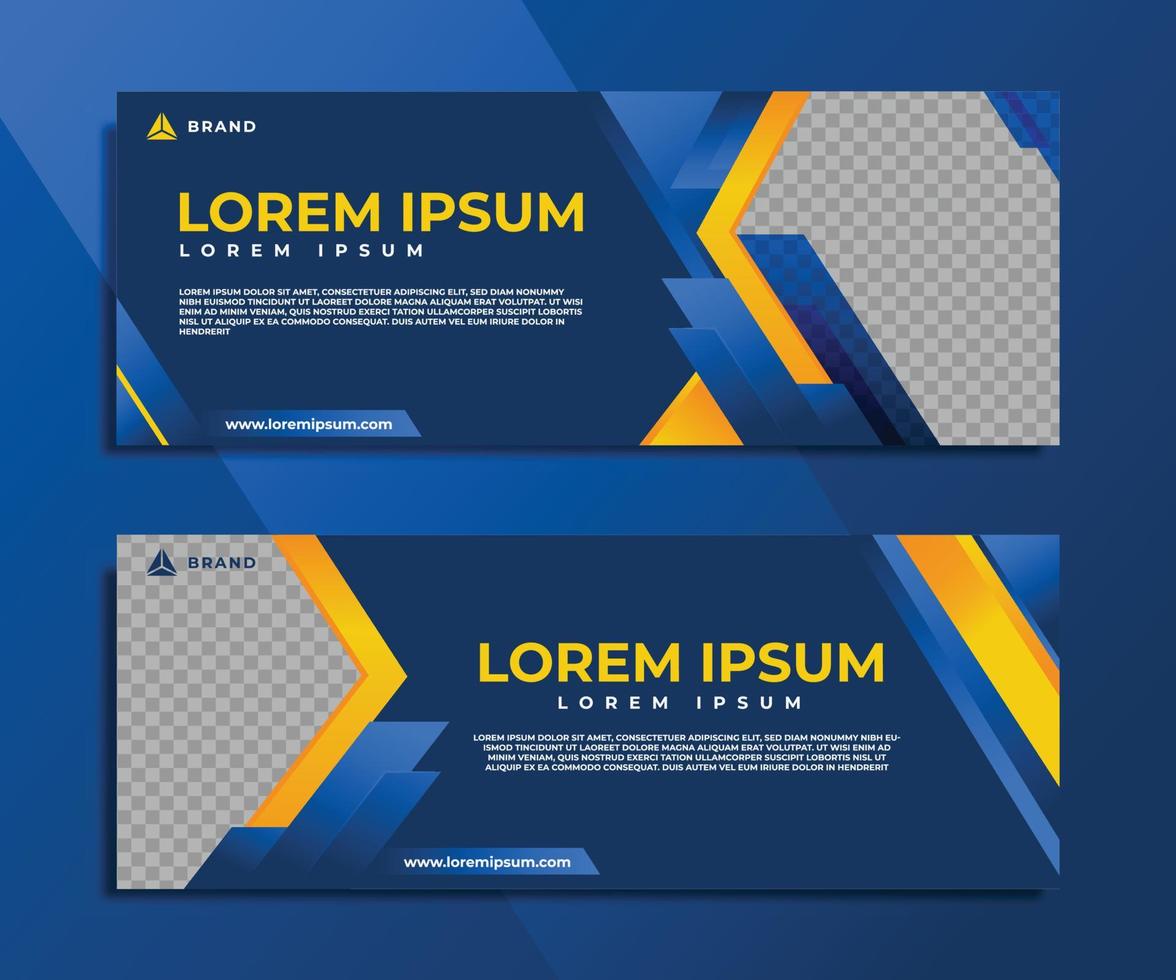modern background banner design template vector
