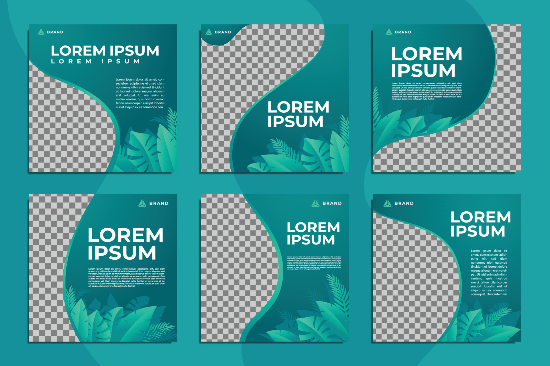 nature theme social media post design template background 14420843