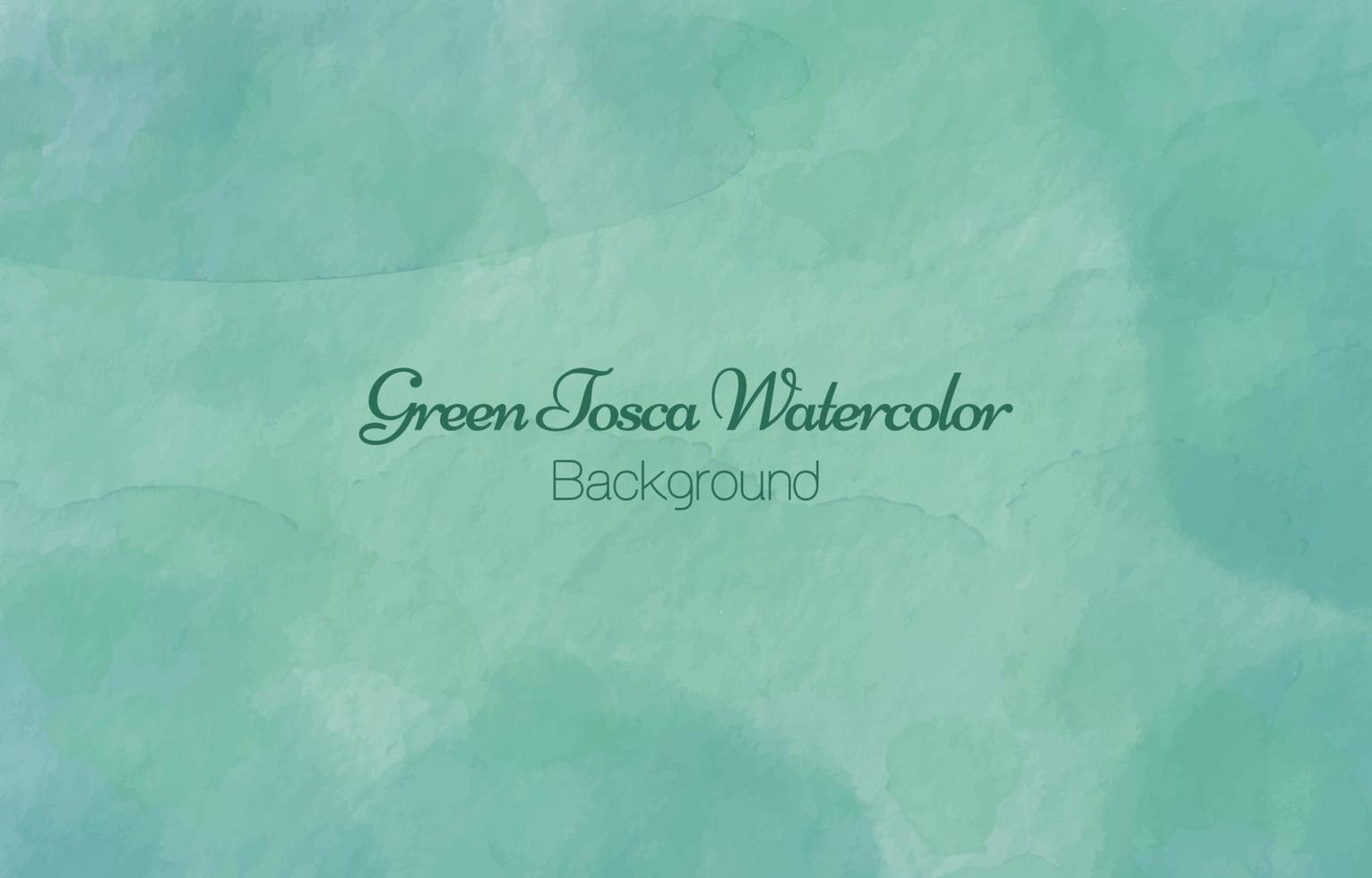 Green Tosca Watercolor Background vector