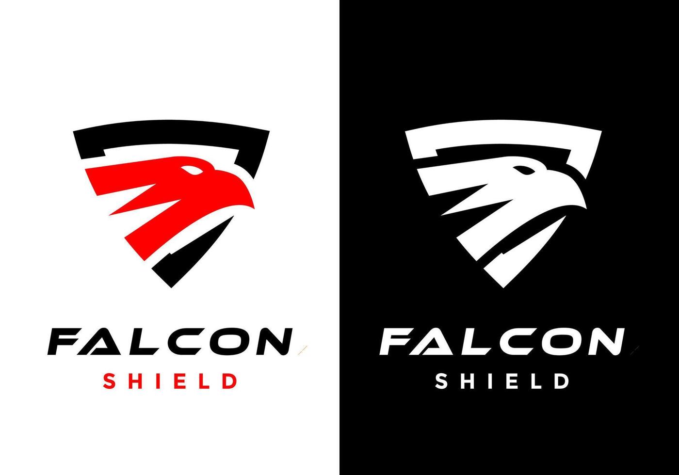 The eagle and shield logo are suitable for corporate symbols. vector