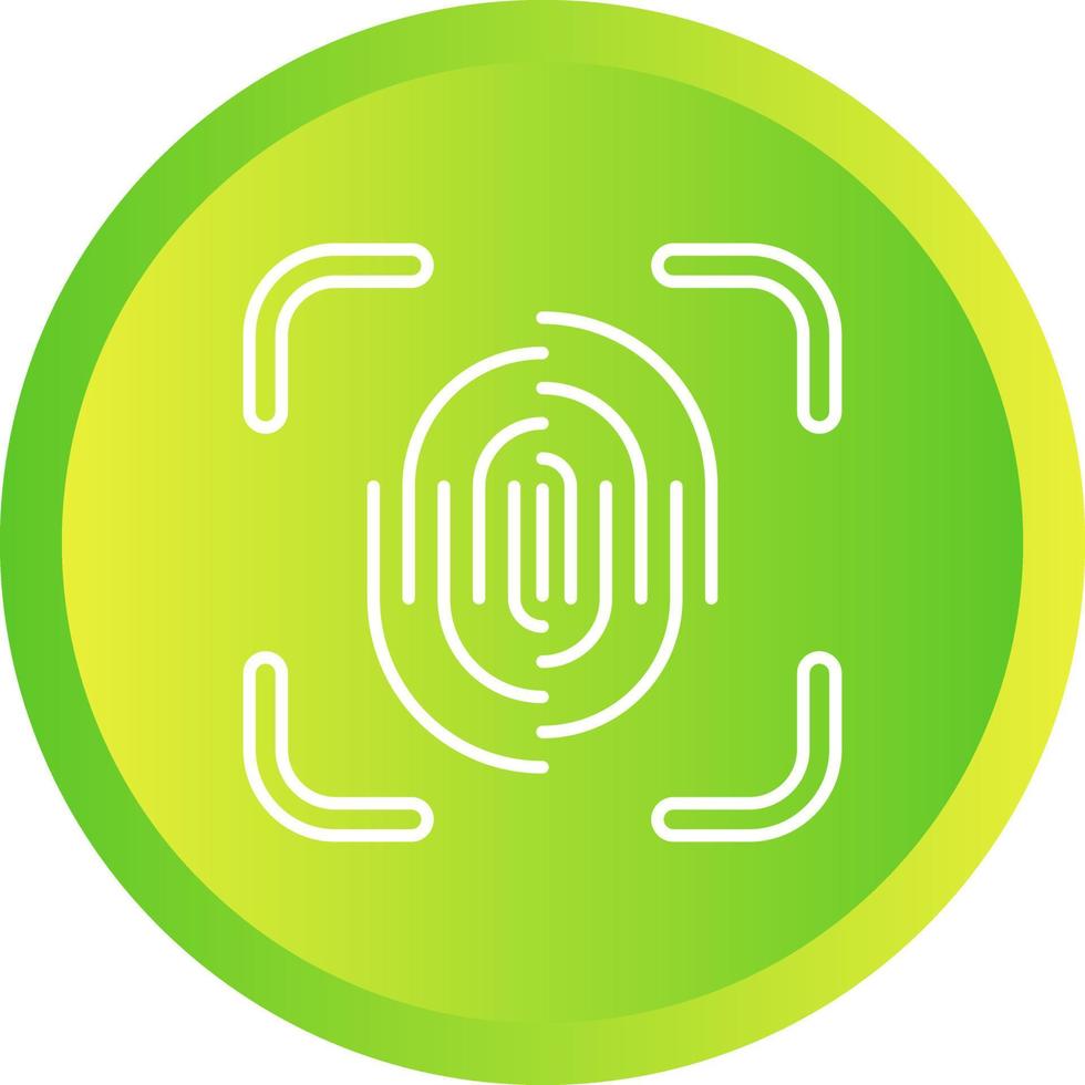 Fingerprint Vector Icon