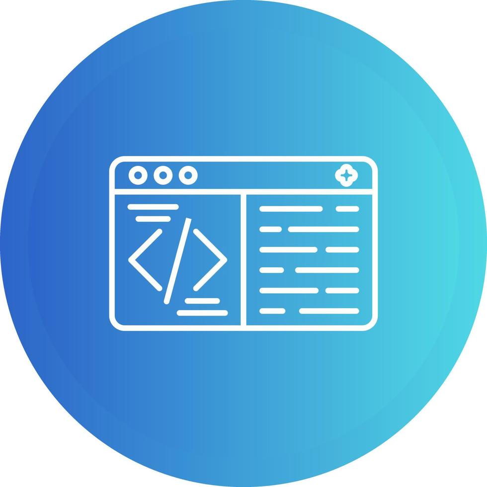 Coding Vector Icon